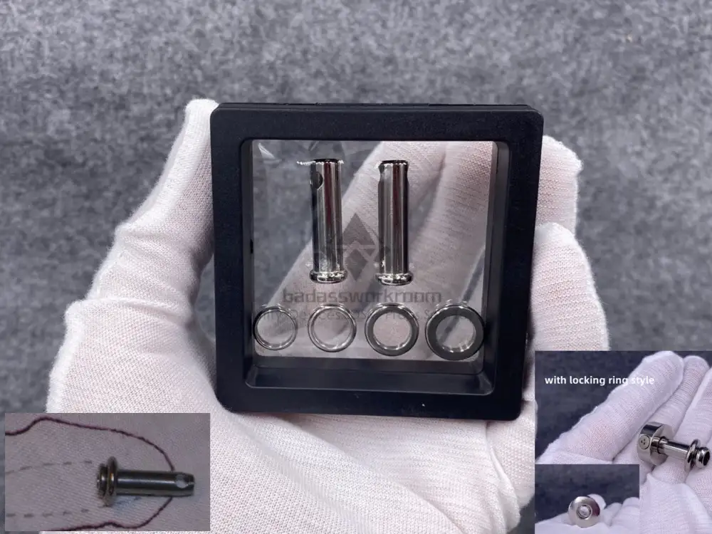 Titanium TetherSpout For Non-Piercing Chastity