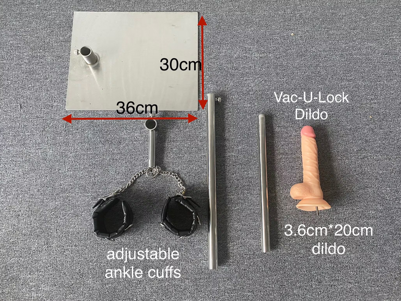 One Bar Prison with Vac U Lock Plug Dildo