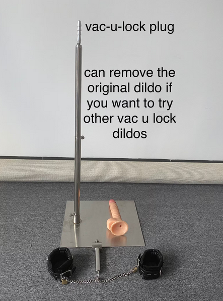 One Bar Prison with Vac U Lock Plug Dildo