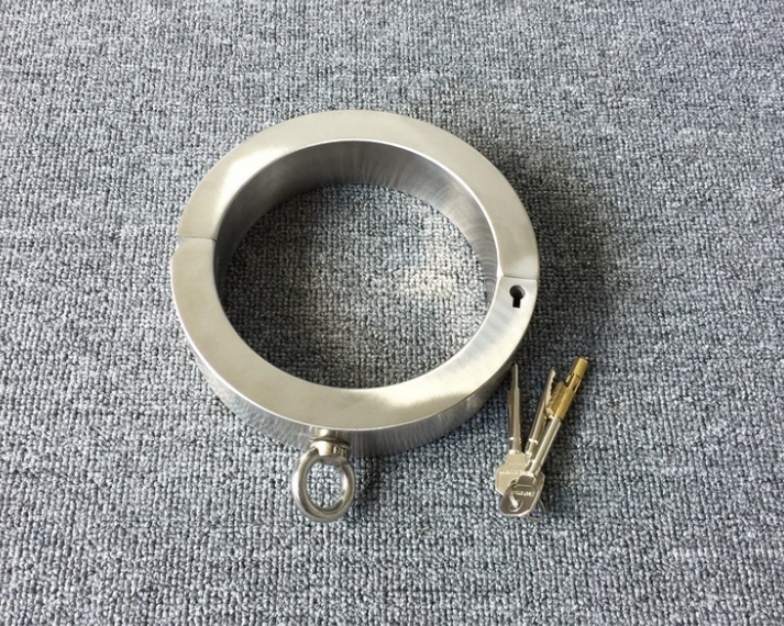 Heavy Stainless Steel Bondage Restraints BDSM Collar