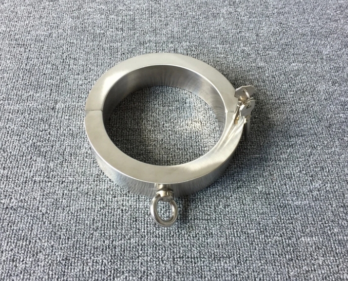 Heavy Stainless Steel Bondage Restraints BDSM Collar