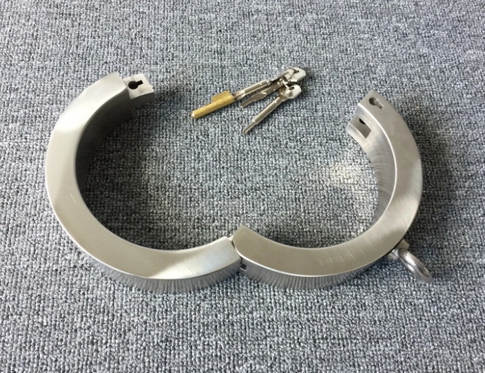 Heavy Stainless Steel Bondage Restraints BDSM Collar