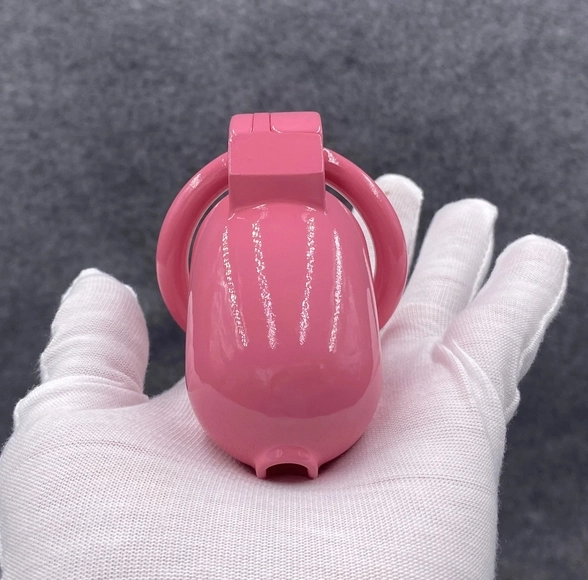 Male Chastity Device Pink Resin Cock Cage 3 Lengths Optional