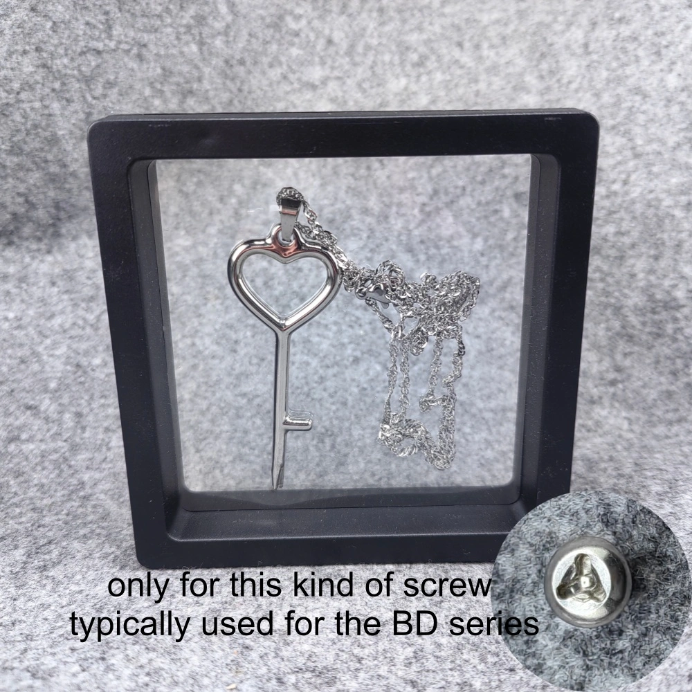 Heart-shaped Screw Pendant Necklace Screw Key