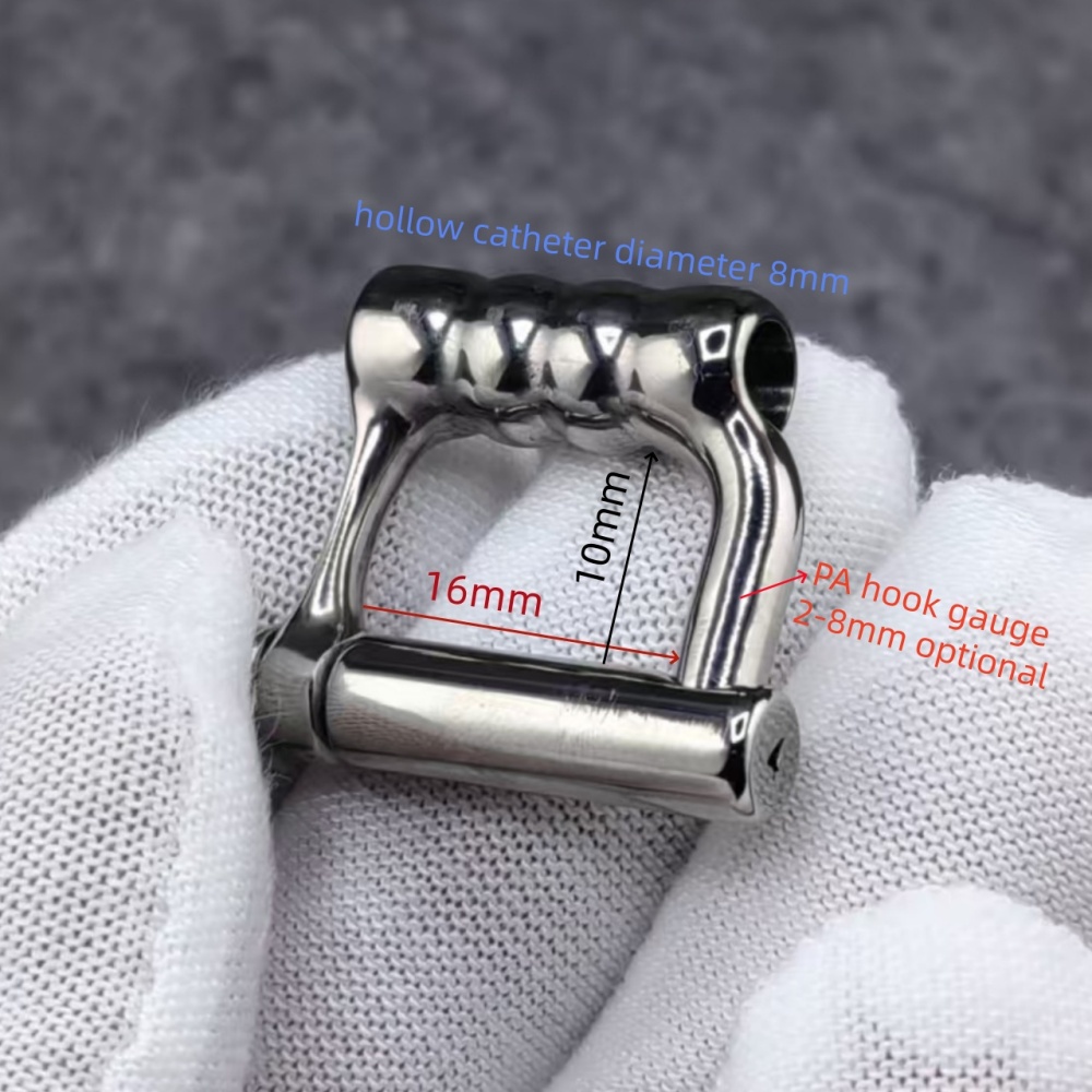 InStock Titanium PA Lock with PeeThrough Hollow Catheter Locked by Screw