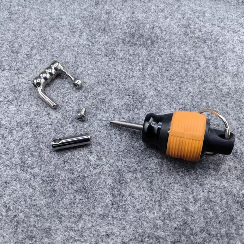 InStock Titanium PA Lock with PeeThrough Hollow Catheter Locked by Screw