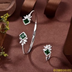 Factory Wholesale Sterling Silver 925 Jewelry Bangle set