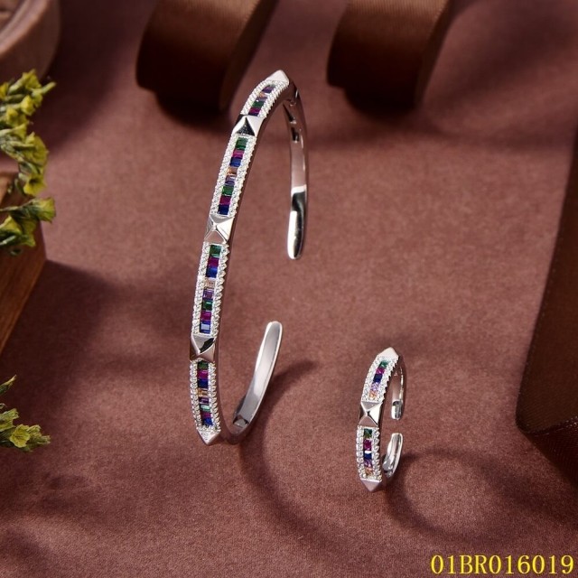 High-quality Fashion Sterling Silver 925 Jewelry Bangle set