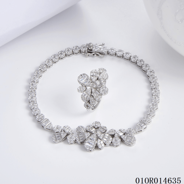 High-quality Fashion Sterling Silver 925 Jewelry Bangle set