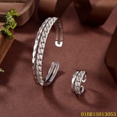 Unique Design Fashion Sterling Silver 925 Jewelry Bangle