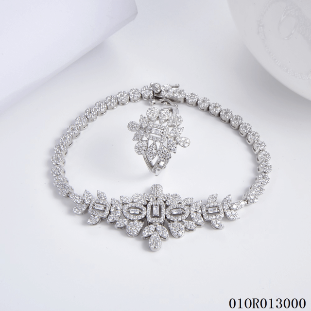 Wholesale Fashion Sterling Silver 925 Jewelry Bangle set