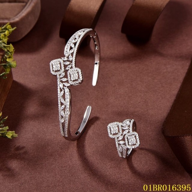 Factory Supply Quality Assurance Sterling Silver 925 Jewelry Bangle set