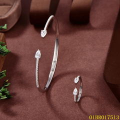 Popular Design Sterling Silver 925 Jewelry Bangle set