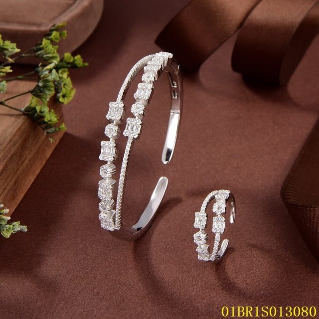 Unique Design Fashion Sterling Silver 925 Jewelry Bangle