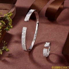 wholesale price Sterling Silver 925 Jewelry Bangle set