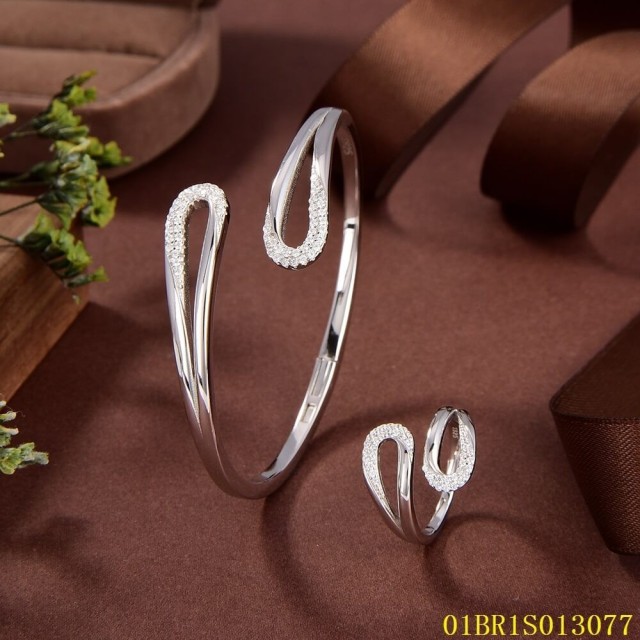 Popular Wholesale Designer Sterling Silver 925 Jewelry Bangle