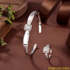 Unique Design Fashion Sterling Silver 925 Jewelry Bangle