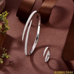 Wholesale Fashion Sterling Silver 925 Jewelry Bangle set