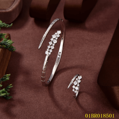 Direct Selling Sterling Silver 925 Jewelry bangle ring set