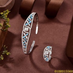 wholesale price Sterling Silver 925 Jewelry Bangle set