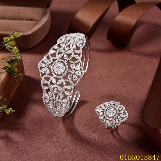 Popular Wholesale Designer Sterling Silver 925 Jewelry Bangle set