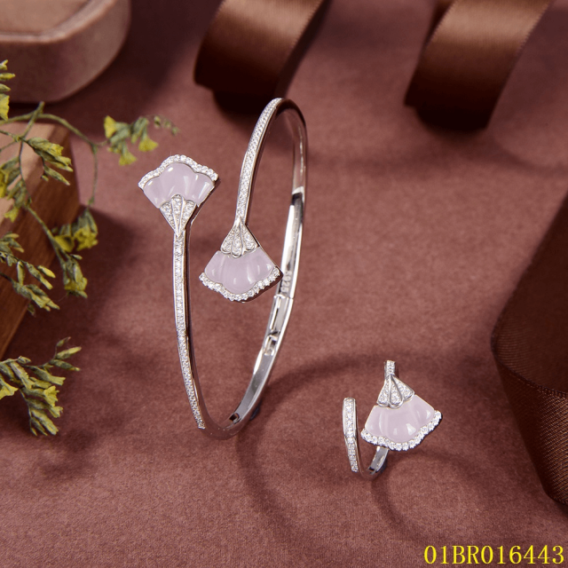 Popular Design Sterling Silver 925 Jewelry Bangle set