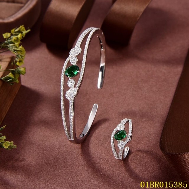 Popular Design Sterling Silver 925 Jewelry Bangle set