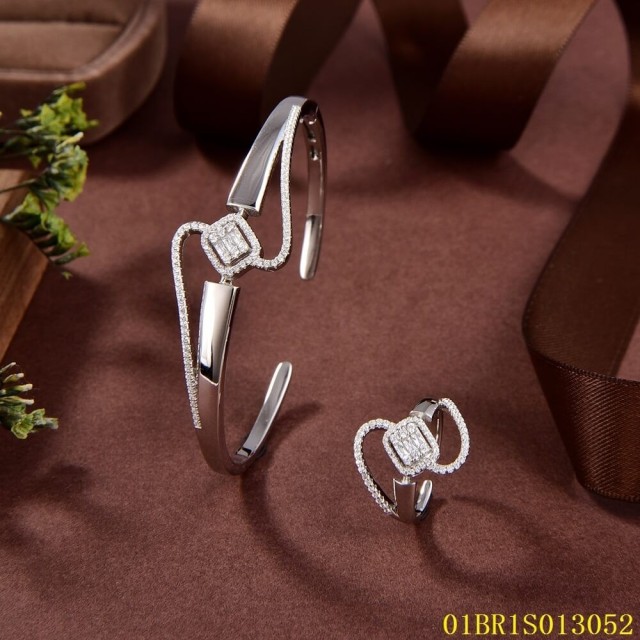 Unique Design Fashion Sterling Silver 925 Jewelry Bangle