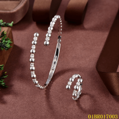 New Product Sterling Silver 925 Jewelry Bangle set