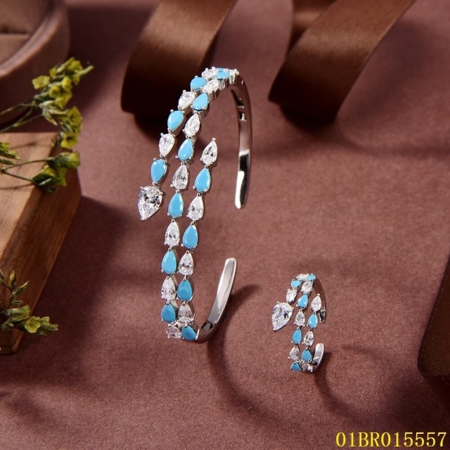 Popular Design Sterling Silver 925 Jewelry Bangle set