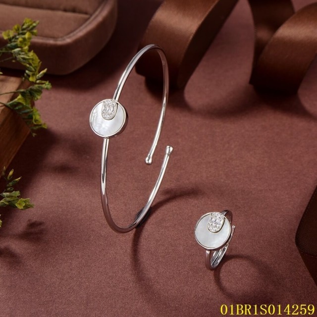 Quality Wholesale Unique Design Sterling Silver 925 Jewelry Bangle set