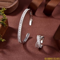 Popular Wholesale Designer Sterling Silver 925 Jewelry Bangle set