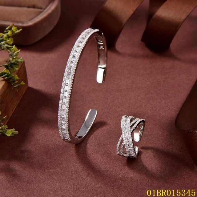 Popular Wholesale Designer Sterling Silver 925 Jewelry Bangle set