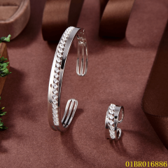 Wholesale Fashion Sterling Silver 925 Jewelry Bangle set