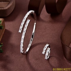 Wholesale High End Quality Sterling Silver 925 Jewelry bangle ring set