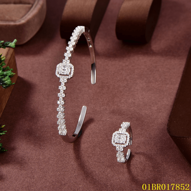 Factory Wholesale Sterling Silver 925 Jewelry Bangle set