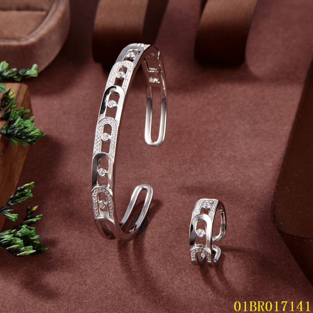 Factory Wholesale Sterling Silver 925 Jewelry Bangle set