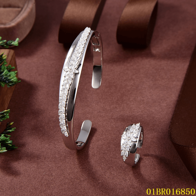 Classic Hot Sale Sterling Silver 925 Jewelry Bangle set