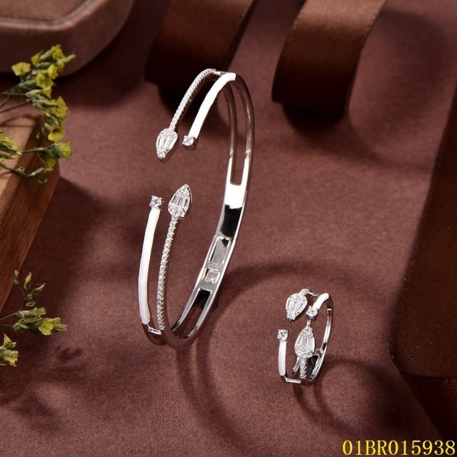 High-quality Fashion Sterling Silver 925 Jewelry Bangle set