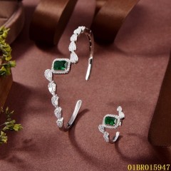 Quality Factory Supply New Design Sterling Silver 925 Jewelry Bangle set