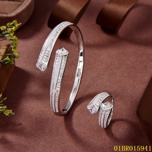 Popular Wholesale Designer Sterling Silver 925 Jewelry Bangle set