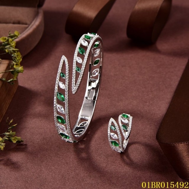 Hot Fashion Sterling Silver 925 Jewelry Bangle set