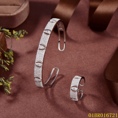 Wholesale High End Quality Sterling Silver 925 Jewelry Bangle set