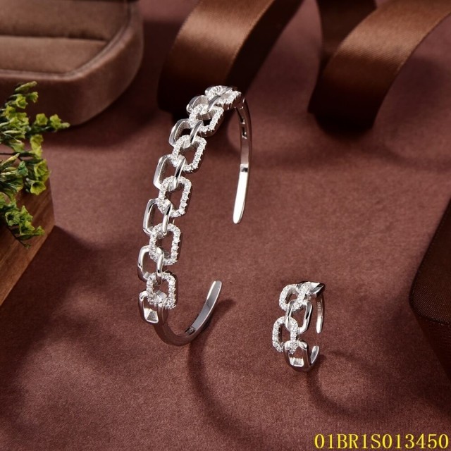 Unique Design Fashion Sterling Silver 925 Jewelry Bangle