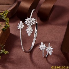 Quality Wholesale Unique Design Sterling Silver 925 Jewelry Bangle set