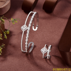 Top Fashion Sterling Silver 925 Jewelry Bangle set