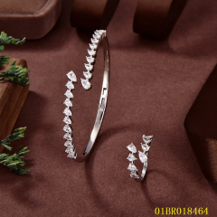 Classic Hot Sale Sterling Silver 925 Jewelry bangle ring set