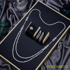 Hot Style Wholesale Sterling Silver 925 jewelry Long Chain Necklace Set