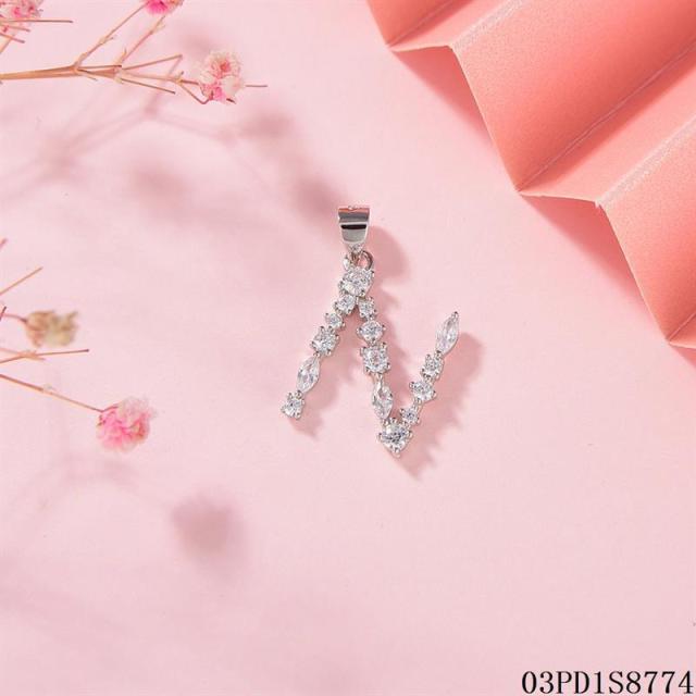 Top Seller: 925 Sterling Silver A-Z Letter Pendant, Stylish & Quality Gift