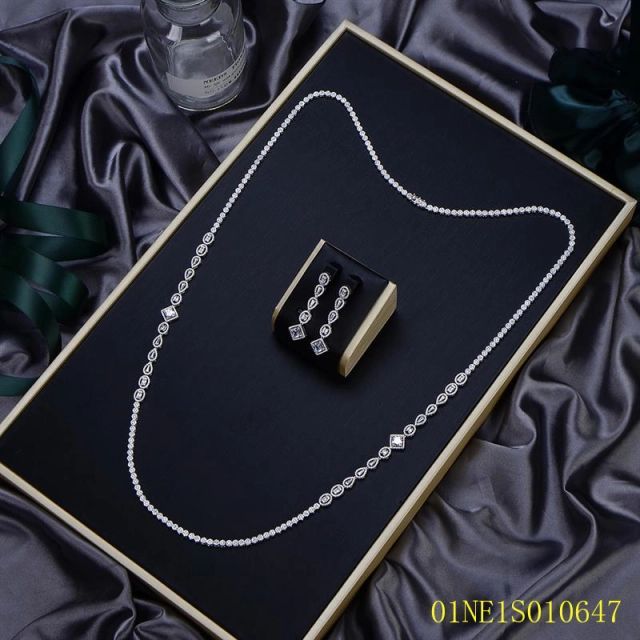 China Wholesale Factory jewelry Long Chain Necklace Set